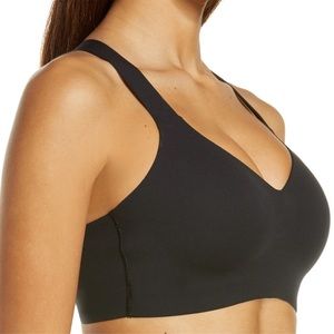 Chantelle High Impact Black Workout Wireless Racerback Padded Sports Bra Size XL